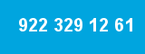 922 329 12 61 922 329 12 61